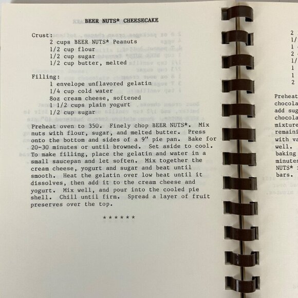 Beer Nuts Recipe Book Cookbook for Flavored Peanuts 1986 Spiral Bound - Picture 7 of 9